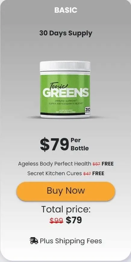 Tonic Greens 1 bottle price